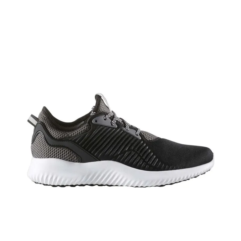 Adidas AlphaBounce Cushioned Slip Resistant Low Top Casual Running Shoes Women's Black White-1