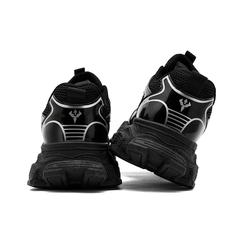 OUWENHEIMANBA Height Increasing Wear-Resistant Breathable Low-Top Chunky Sneakers Men's-3