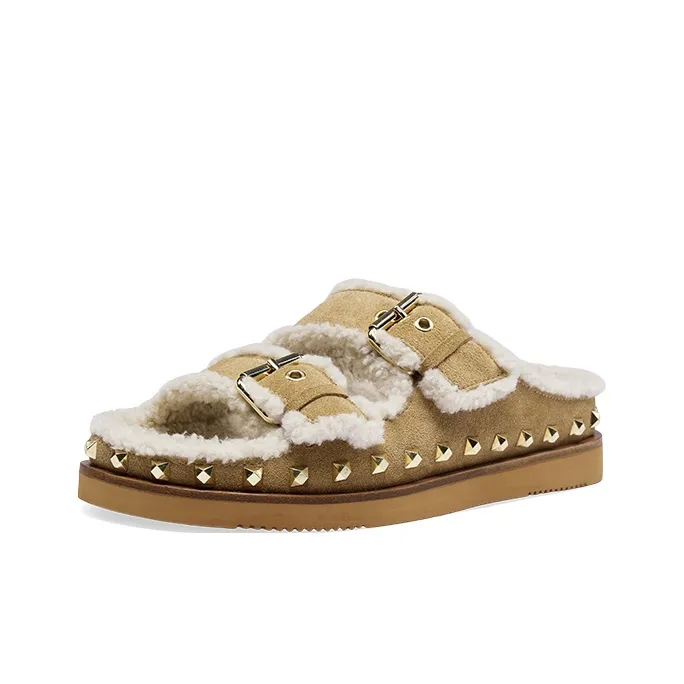 ASH Rubber Sole Slip-Resistant Abrasion-Resistant Slide Slippers For Women's Women's-1
