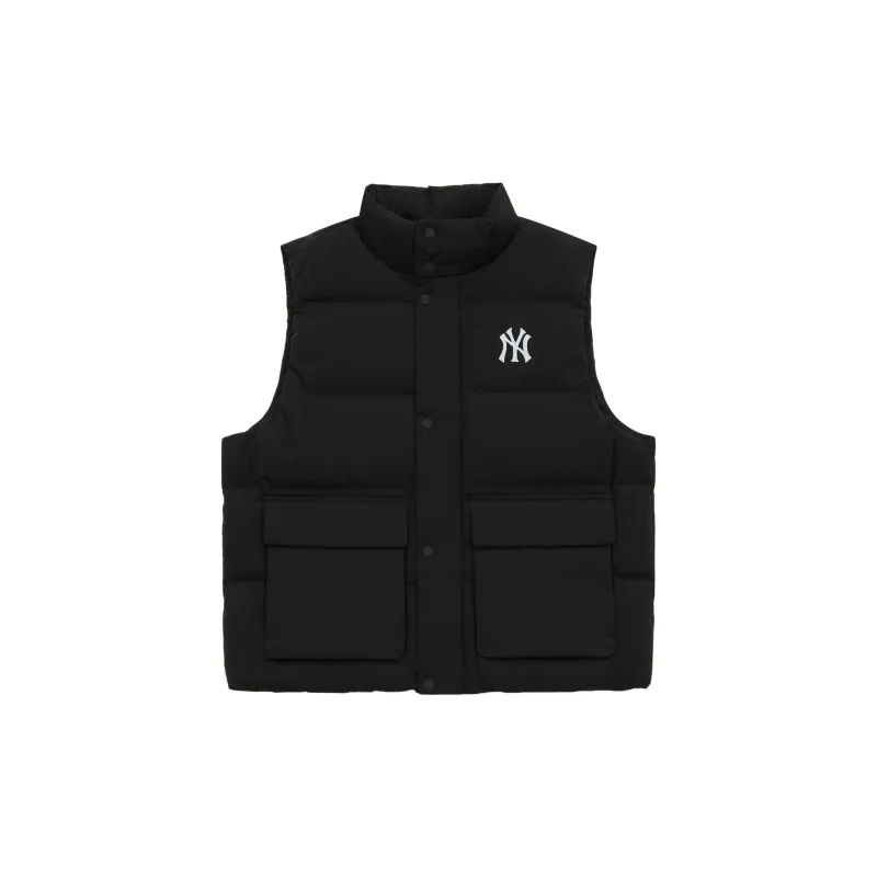 MLB New York Yankees Basic Collection 24FW Down Vest Unisex Black-1