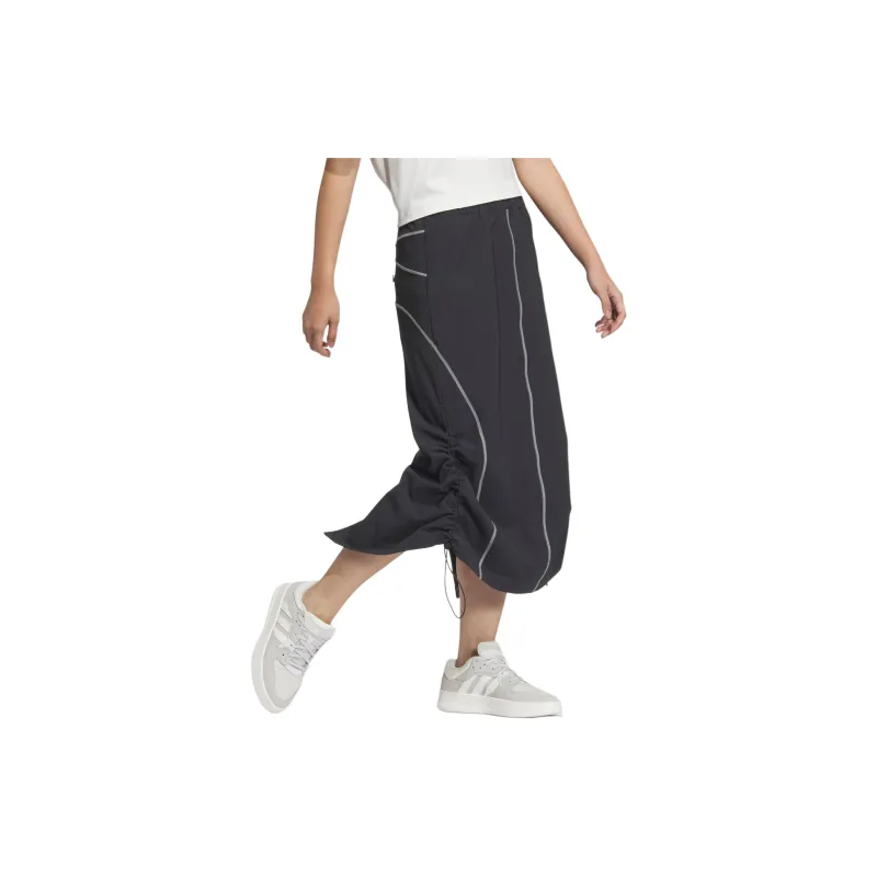 Adidas Casual Long Skirts Women's Black-5
