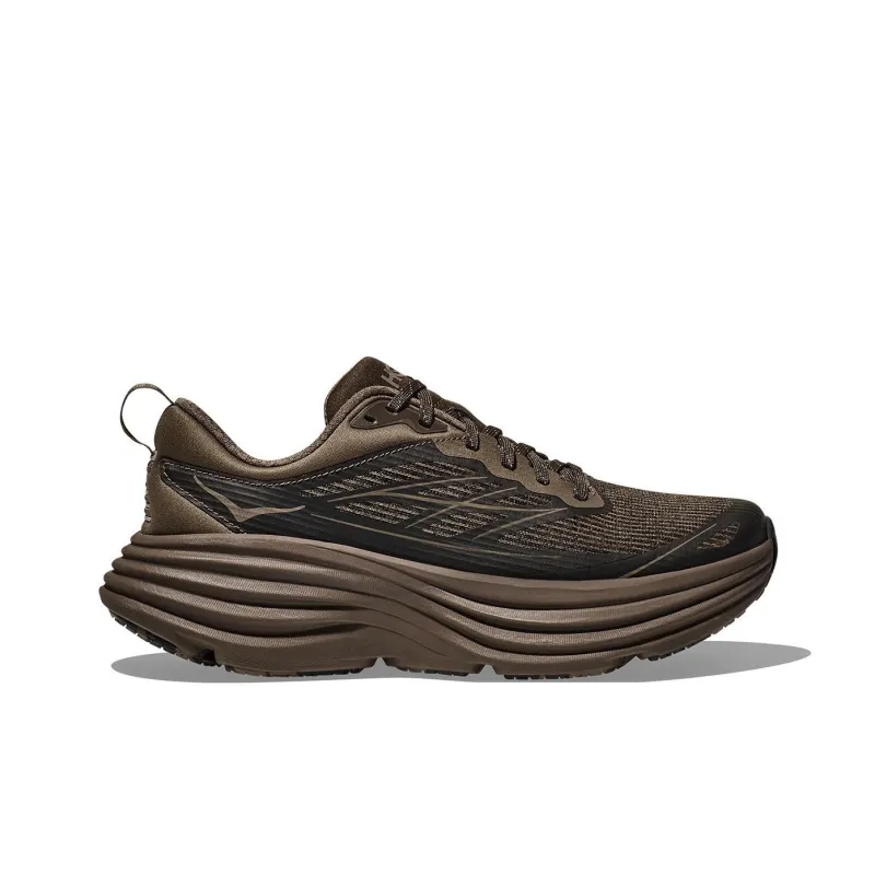HOKA ONE ONE Bondi 8 Caged Stealth/Tech Umber-1