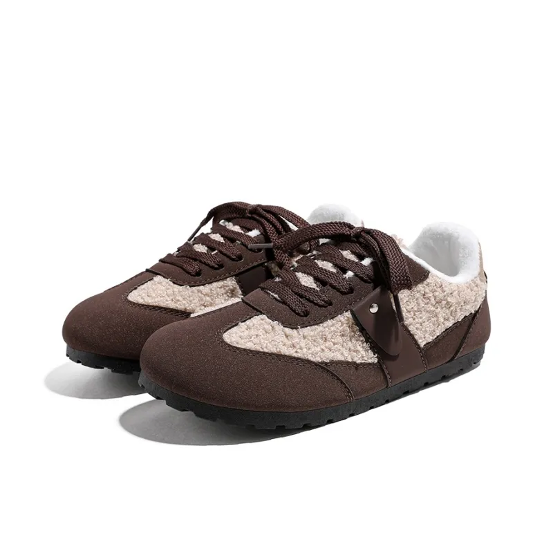 HUANQIU Anti-Slip And Wear-Resistant Warm Low-Top Casual Shoes Women's-6