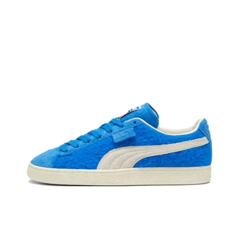 PUMA Suede Anti Slip Wear Resistant Low Top Skateboard Shoes Unisex Blue-0