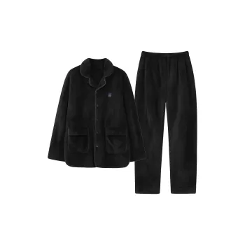 Qiao Ni Tong Pajama Set Men's Black