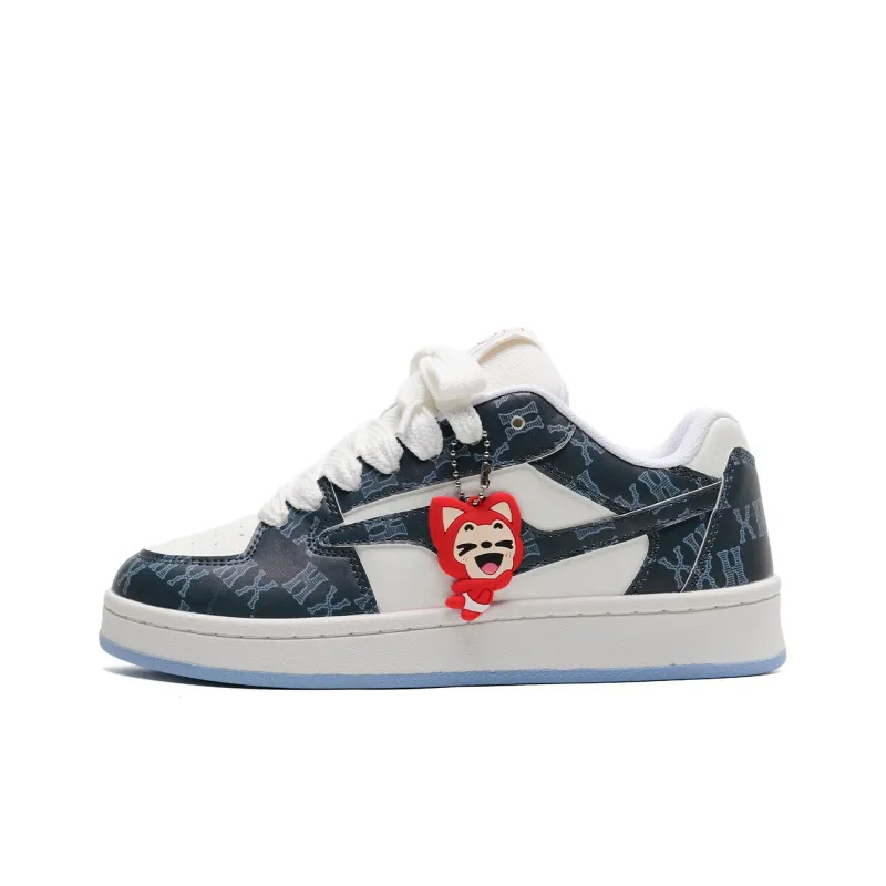 ALI THE FOX Slip Resistant, Abrasion Resistant, Lightweight Low Top Skateboard Shoes Unisex-1