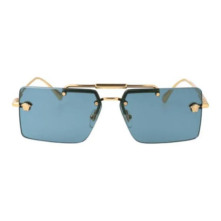 VERSACE Rectangular Frame Sunglasses-1
