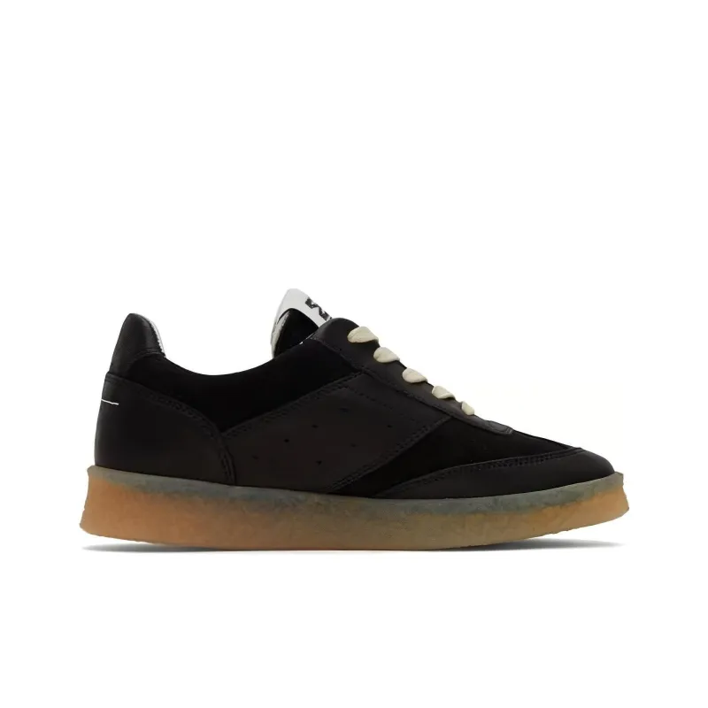 MM6 Maison Margiela Low Top Skateboard Shoes Women's Black-1