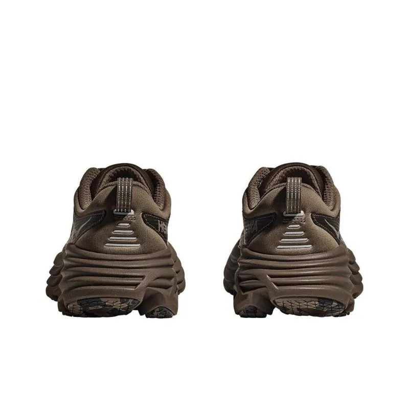 HOKA ONE ONE Bondi 8 Caged Stealth/Tech Umber-4