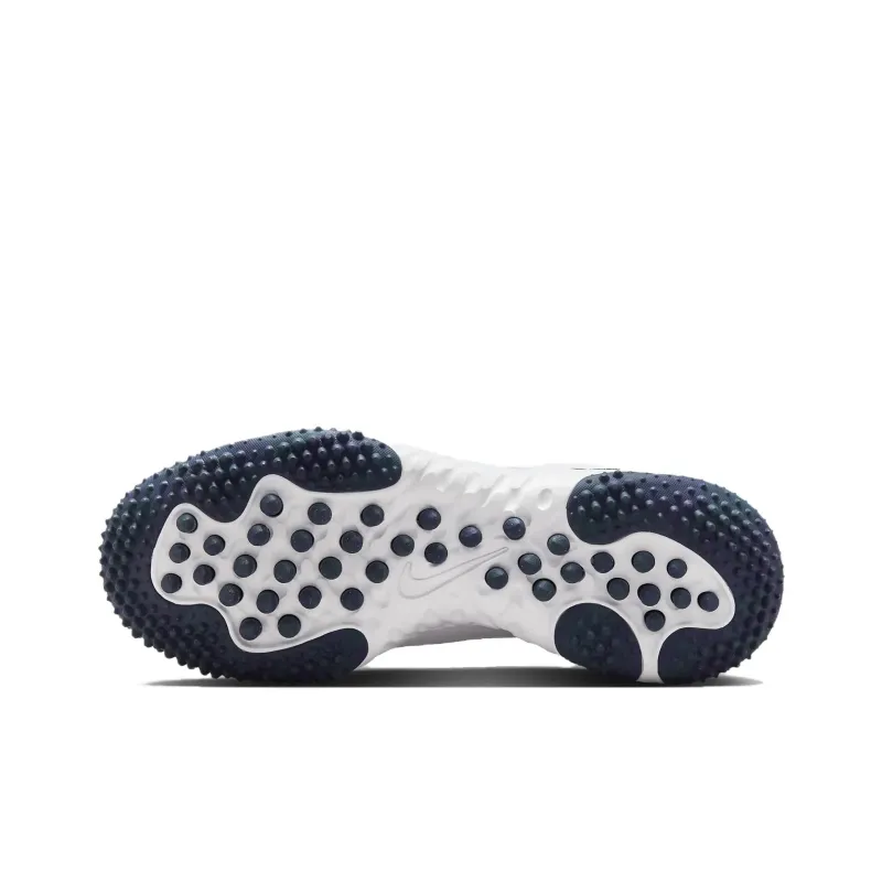 Nike Alpha Huarache Elite 4 Turf White Midnight Navy Navy Pure Platinum Women's-5