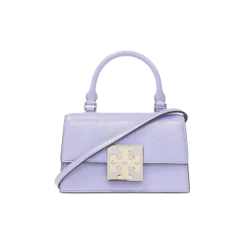 TORY BURCH BON Cow Leather Shoulder Bag, Crossbody Bag, Handbag Mini Women's Light Purple