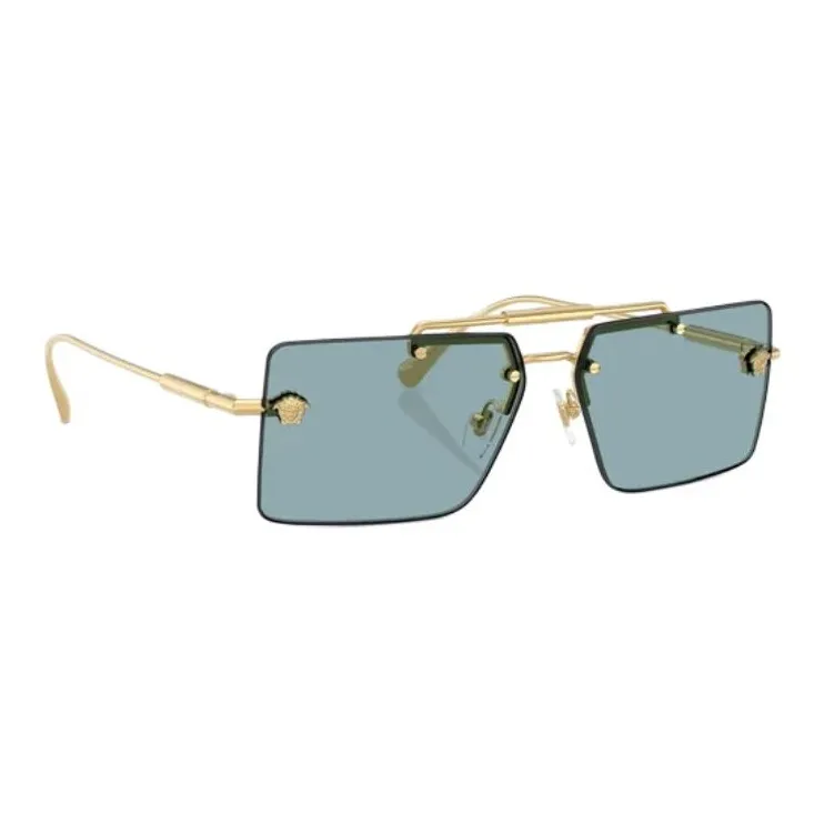 VERSACE Rectangular Frame Sunglasses-4