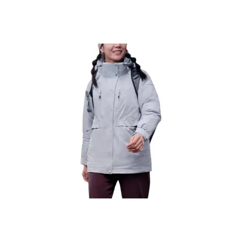 Columbia Transit Windbreaker Jackets Women's Gray White