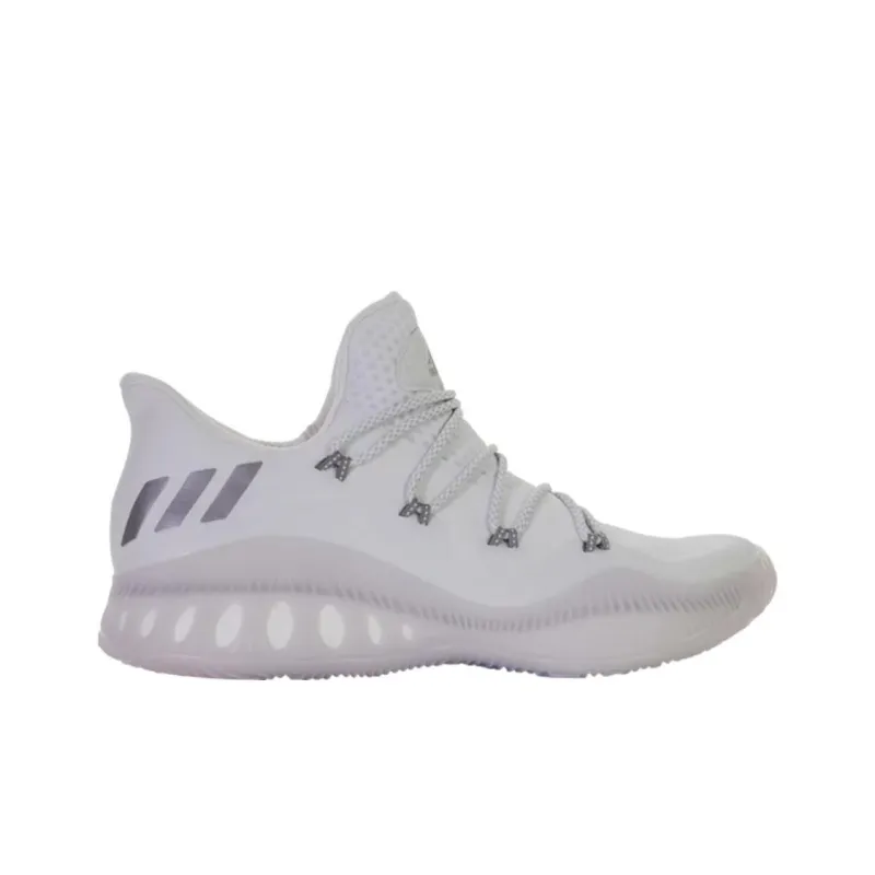 Adidas Crazy Explosive Cushioning Anti Slip And Wear Resistant Low Top Basketball Shoes Unisex Gray-1