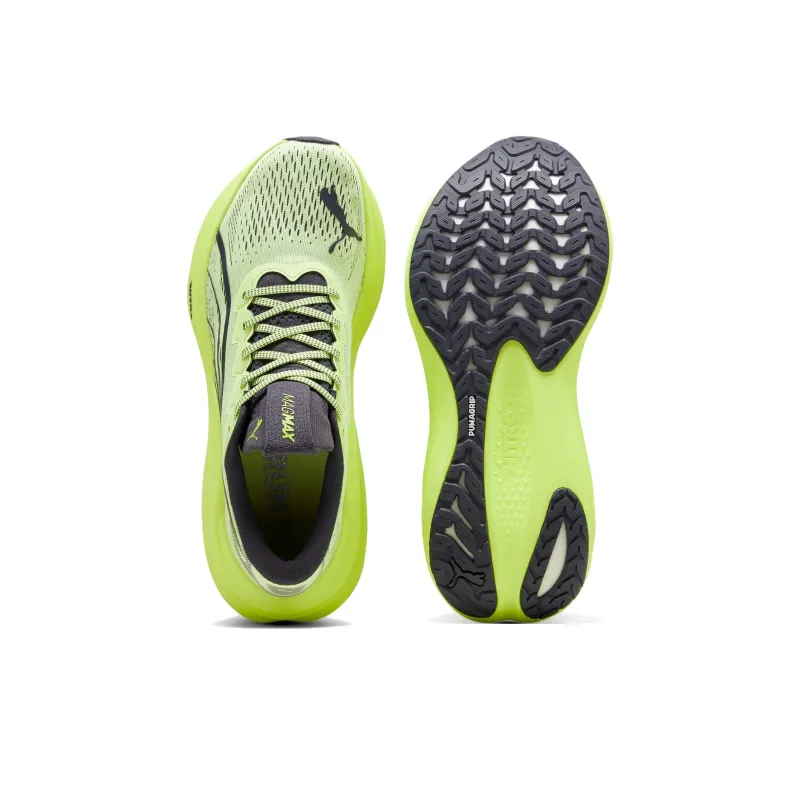 PUMA Abrasion Resistant Slip Resistant Low Top Running Shoes Men's Green-3