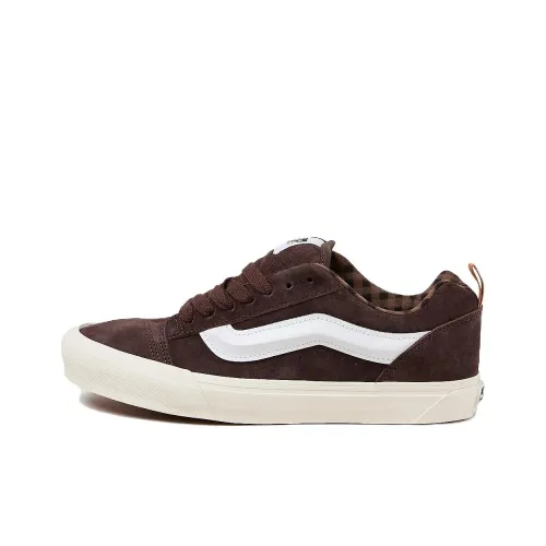 Vans Knu Skool Abrasion Resistant Low Top Skateboard Shoes Women's Brown