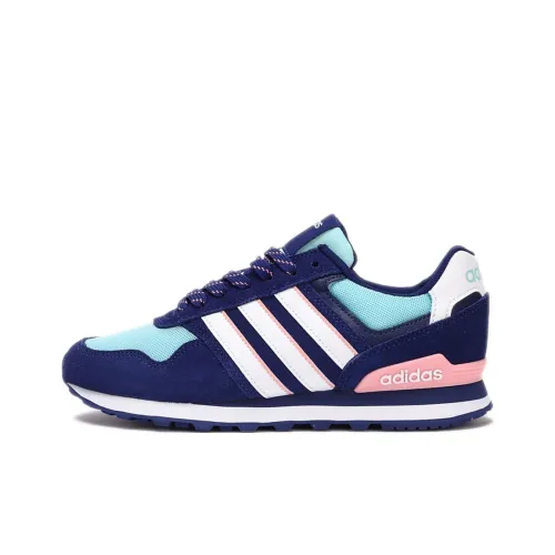 adidas simons Neo 10K Anti-Slip Wear-Resistant Low-Top Casual Shoes Women's Blue