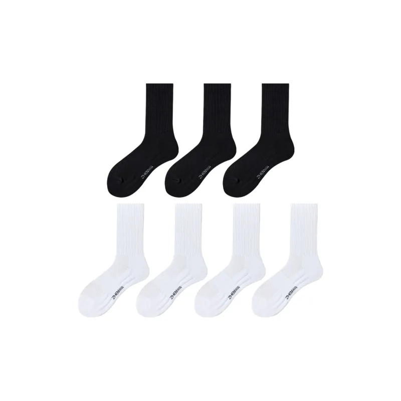 MADALLO Mid Calf Socks Men's Combo Set-11