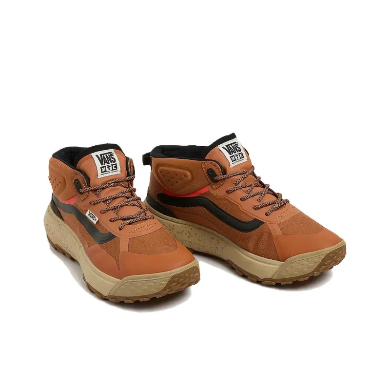 Vans MTE Crosspath Anti-Slip Wear-Resistant Mid-Top Outdoor Shoes Unisex Brown-2