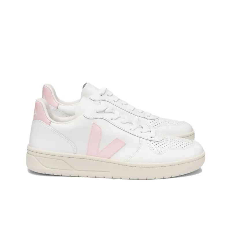 VEJA V 10 Low Top Sneakers 'White Pink' Women's-1