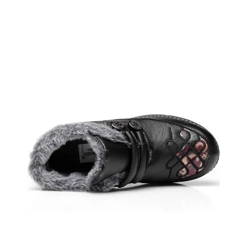 Strongman 3515 Women's Casual Shoes Black Red-3