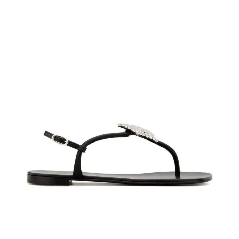 Giuseppe Zanotti/GZ Hollie Star One Strap Sandals Women's Black-1