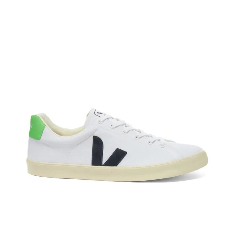 VEJA Esplar Low-Top Stylish Skateboarding Shoes Unisex White Black-1