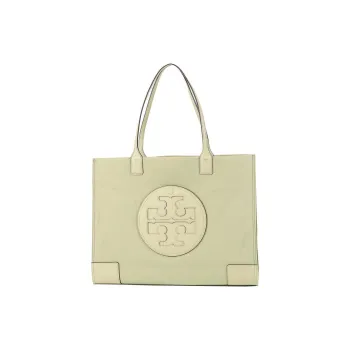 TORY BURCH Ella Recycled Nylon Tote Bag Shopping Bag Shoulder Bag Handbag Medium Size Women's Light Olive Green
