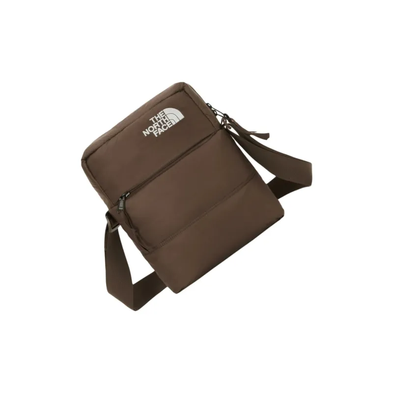 THE NORTH FACE Nuptse Nylon Shoulder Bag, Crossbody Bag Regular Unisex Brown-1