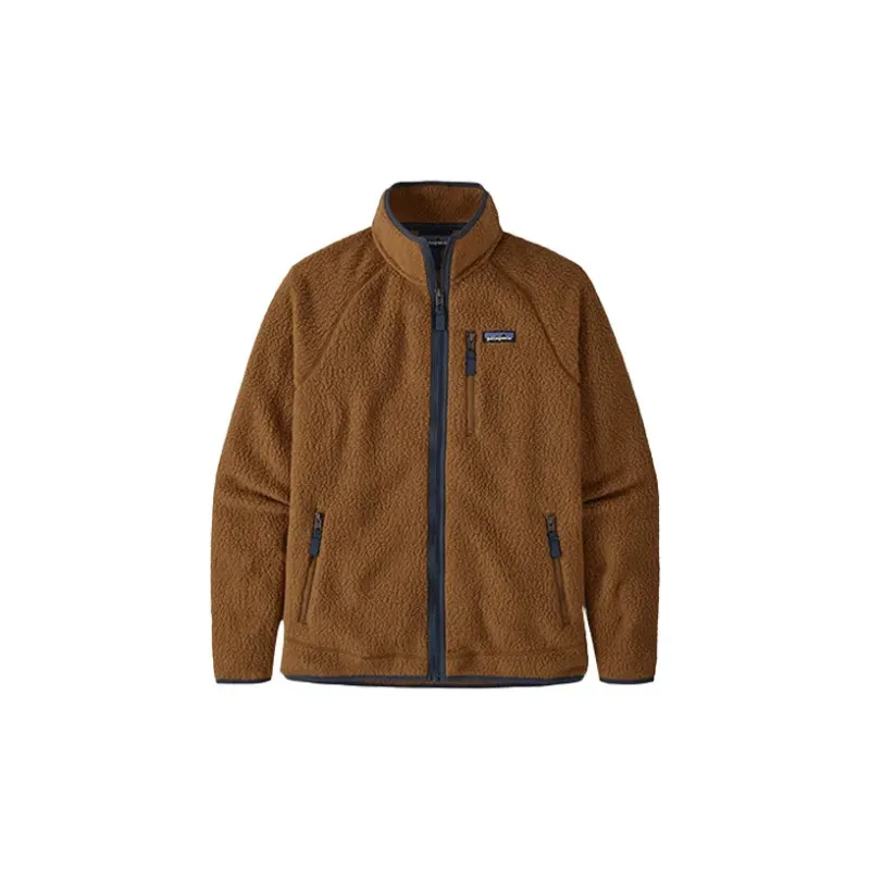Patagonia Jackets Coats Men's Brown Comes With Necklace-1
