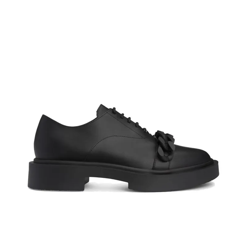 Giuseppe Zanotti Adric Chain trim Lace up Shoes-1
