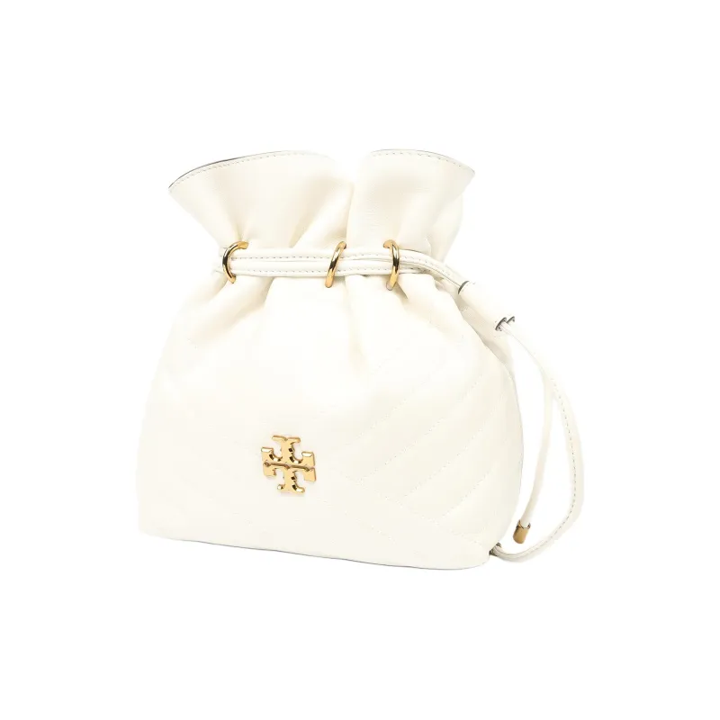 TORY BURCH Kira Sheepskin Lucky Bag, Bucket Bag, Shoulder Bag, Crossbody Bag Mini Women's White-1