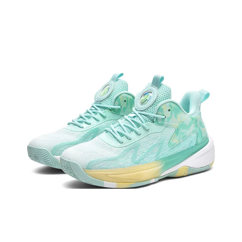 MUSHILANDI Cushioning, Breathable, Lightweight, Rebound Low Top Basketball Shoes Men's Ginkgo Green-12