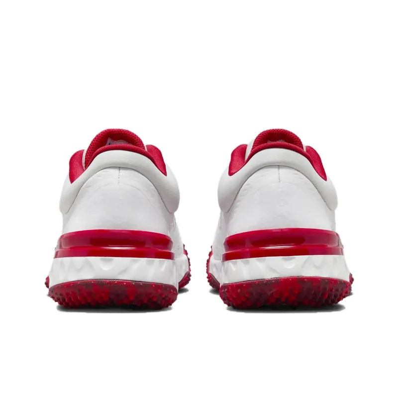 Nike Alpha Huarache Elite 4 Turf White University Red Team Red Pure Platinum Women's-4