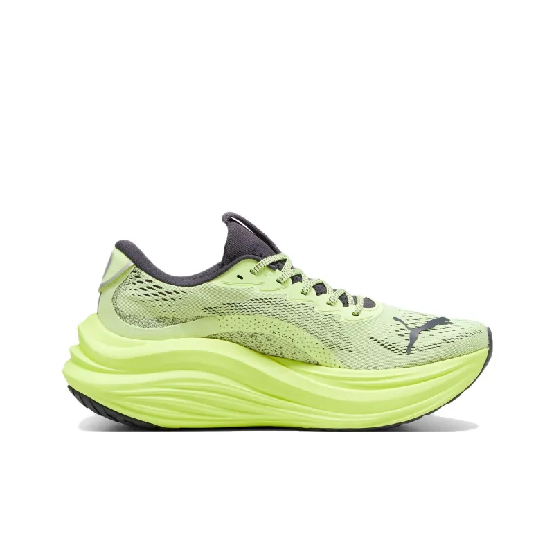 PUMA Abrasion Resistant Slip Resistant Low Top Running Shoes Men's Green-1