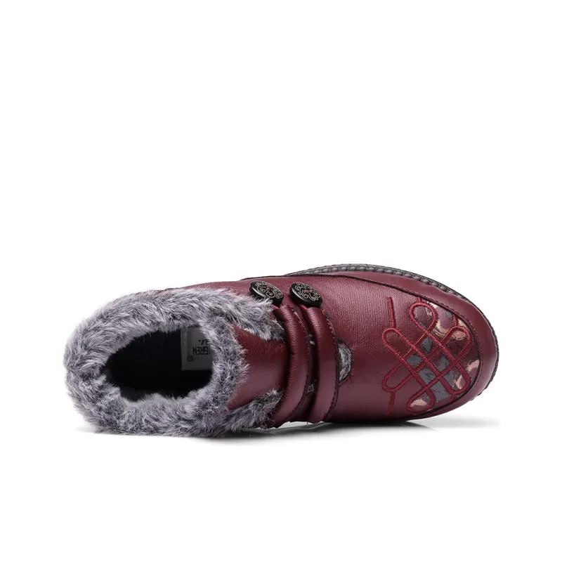 Strongman 3515 Women's Casual Shoes Black Red-8