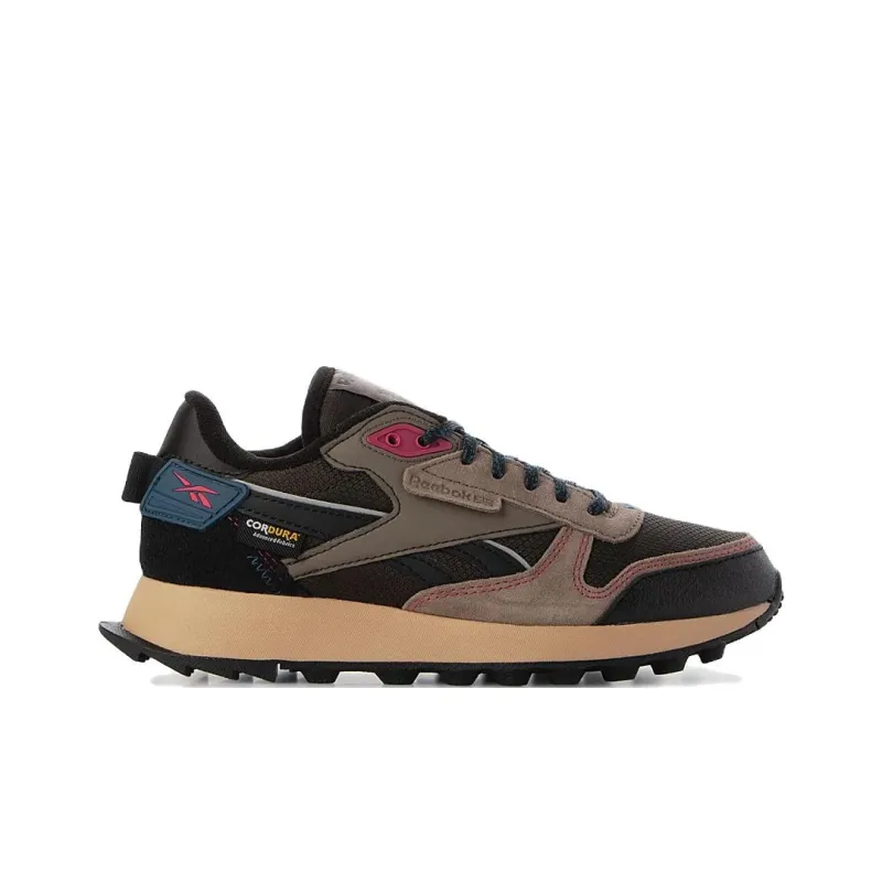Reebok Classic Leather Anti Slip Wear Resistant Low Top Casual Running Shoes Unisex Dark Brown-1