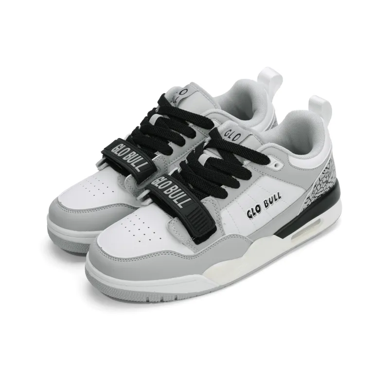 GLO BULL Skateboard Shoes Unisex Low Top Black-50