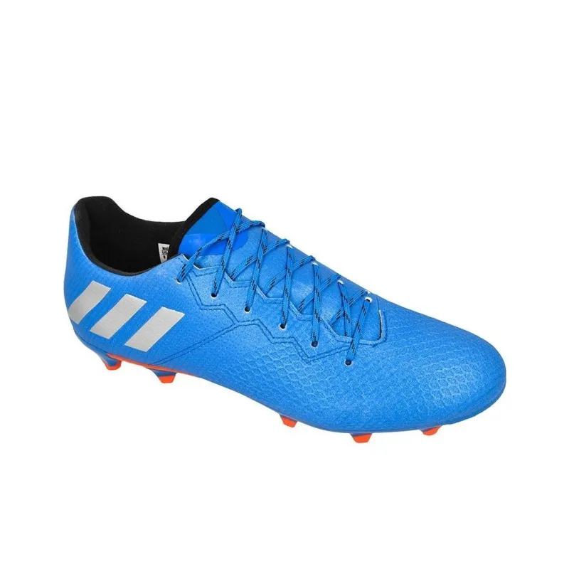 Adidas Messi 16.3 Anti-Slip Wear-Resistant Soccer Shoes Men's Blue-1