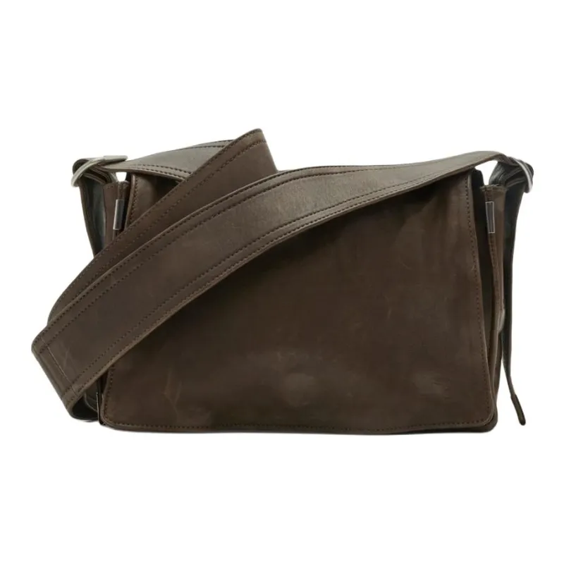 Burberry Lambskin Shoulder Bag, Crossbody Bag Men's Army Green-2