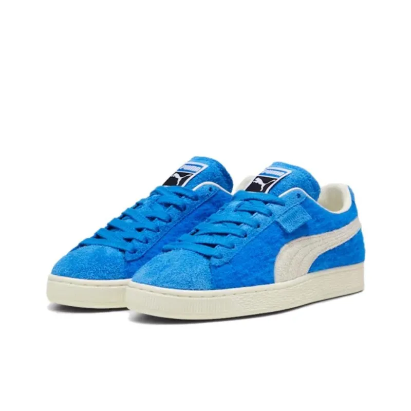 PUMA Suede Anti Slip Wear Resistant Low Top Skateboard Shoes Unisex Blue-2
