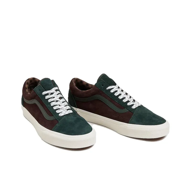 Vans Old Skool 'Pig Suede Plaid Scarab' Women's-2