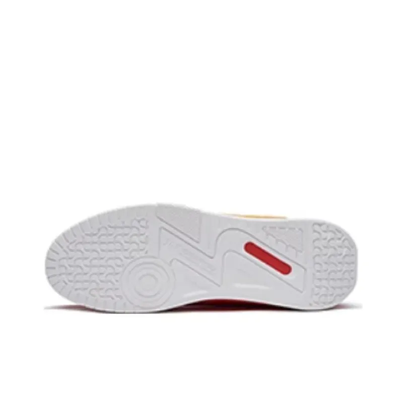 361° Durable Breathable Low-Top Skateboard Shoes Men's Red Gold-3