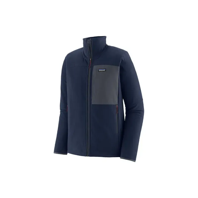 Patagonia Jackets Coats Men's Marine Blue With Free Necklace-1