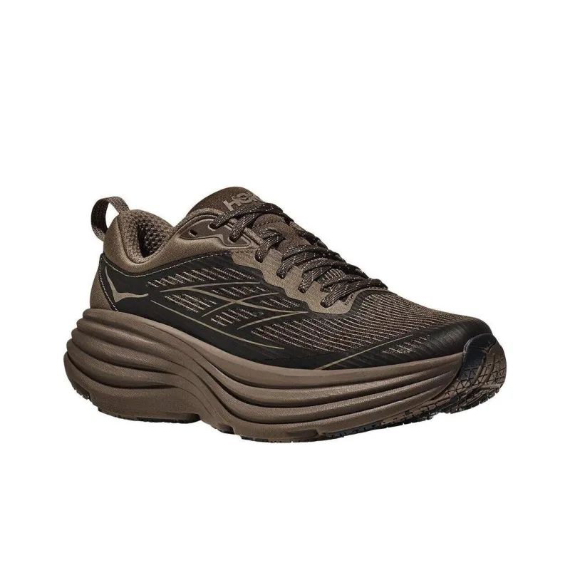 HOKA ONE ONE Bondi 8 Caged Stealth/Tech Umber-2
