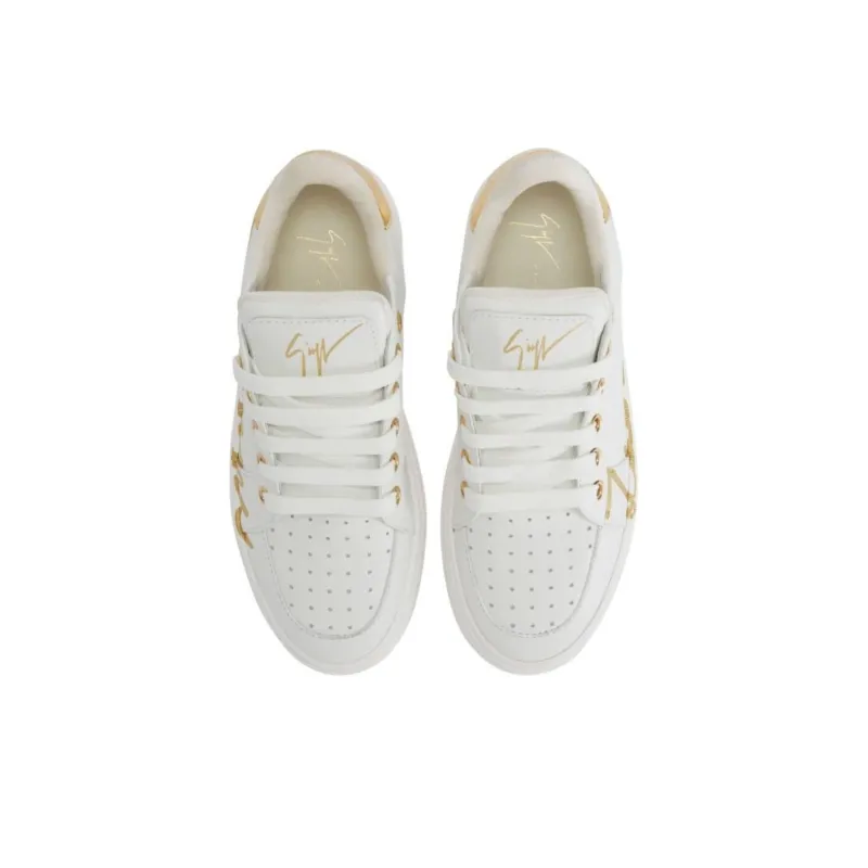 Giuseppe Zanotti Gz94 Logo print Leather Sneakers Women's-4