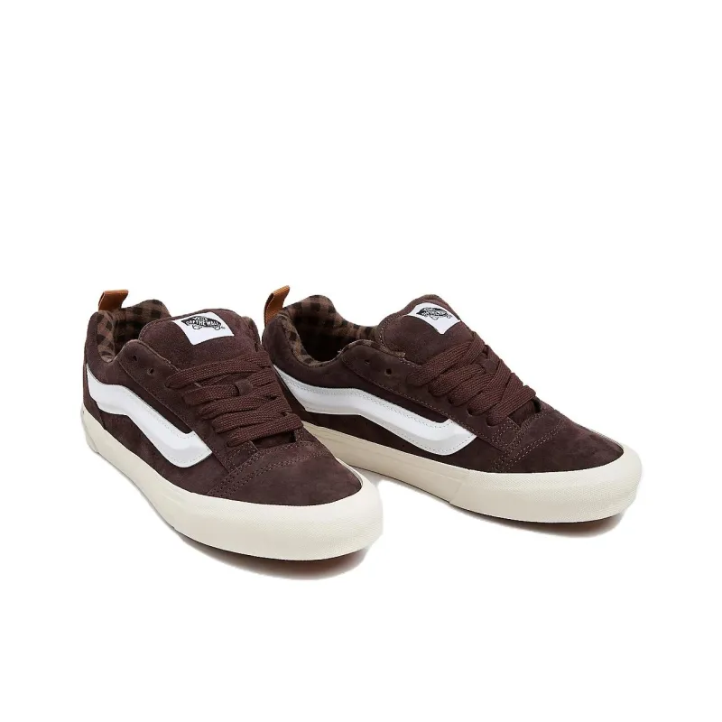 Vans Knu Skool Abrasion Resistant Low Top Skateboard Shoes Women's Brown-2