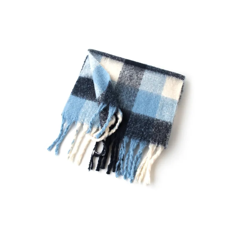 PISHUSHU Polyester Knit Scarves Unisex-0