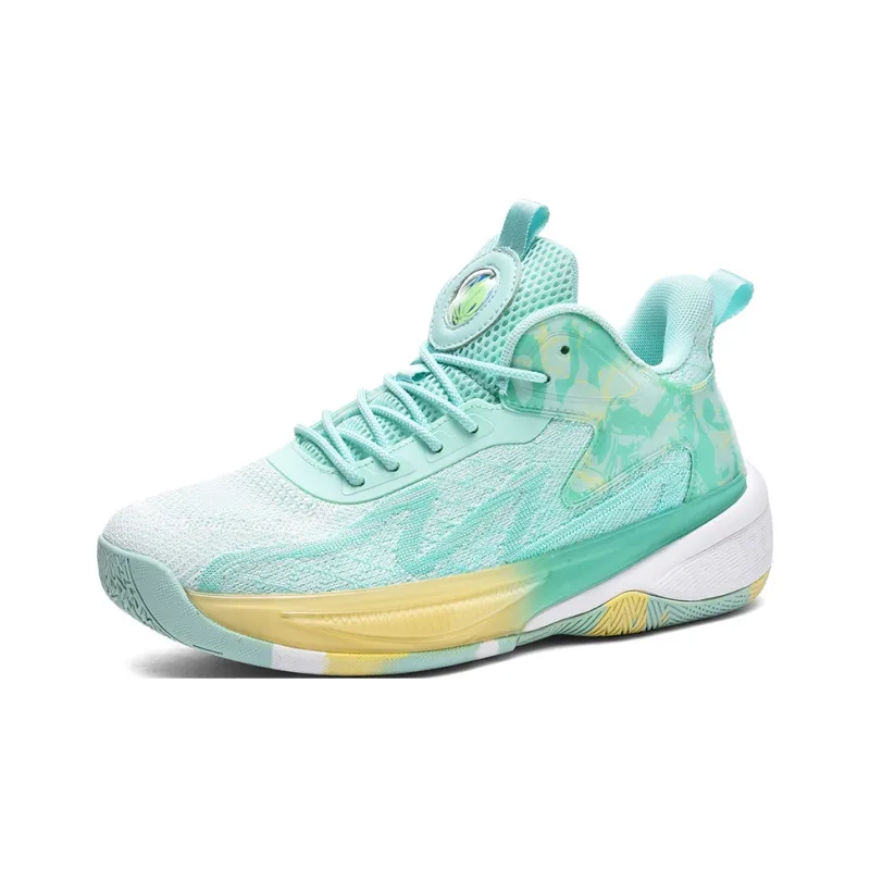 MUSHILANDI Cushioning, Breathable, Lightweight, Rebound Low Top Basketball Shoes Men's Ginkgo Green-11