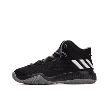 Adidas Crazy Explosive Non slip Wear resistant Shock Absorption Mid Top Basketball Shoes Men's Black